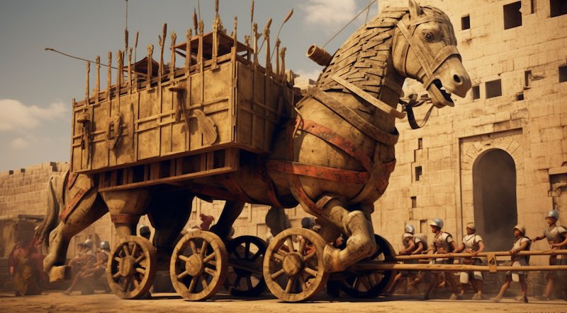 trojan horse set up to fail