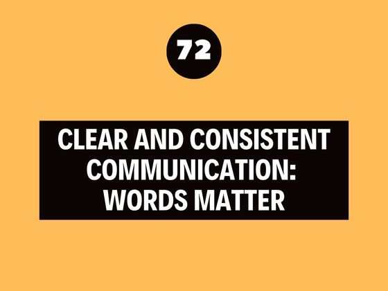 The Best Leadership Podcast Ever - clear and consistent communication